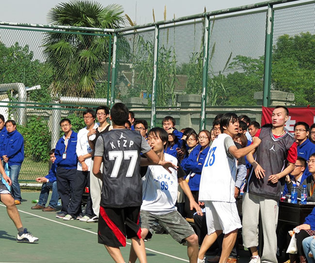 凝心聚力 激揚青春，公司舉行籃球比賽